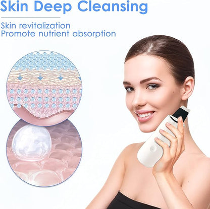 3-in-1 Ultrasonic Facial Skin Scrubber (Original)