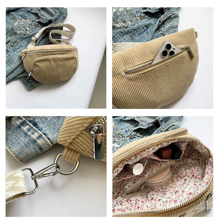 Cross-border Hot Extra Large Waist Bag Chest Bag Large Capacity
